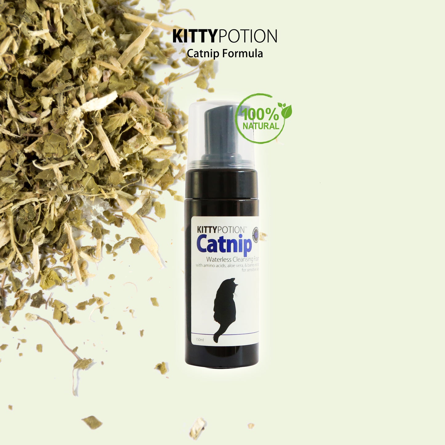 CATNIP 貓貓免沖洗潔毛泡沫 (貓薄荷配方) 150ml