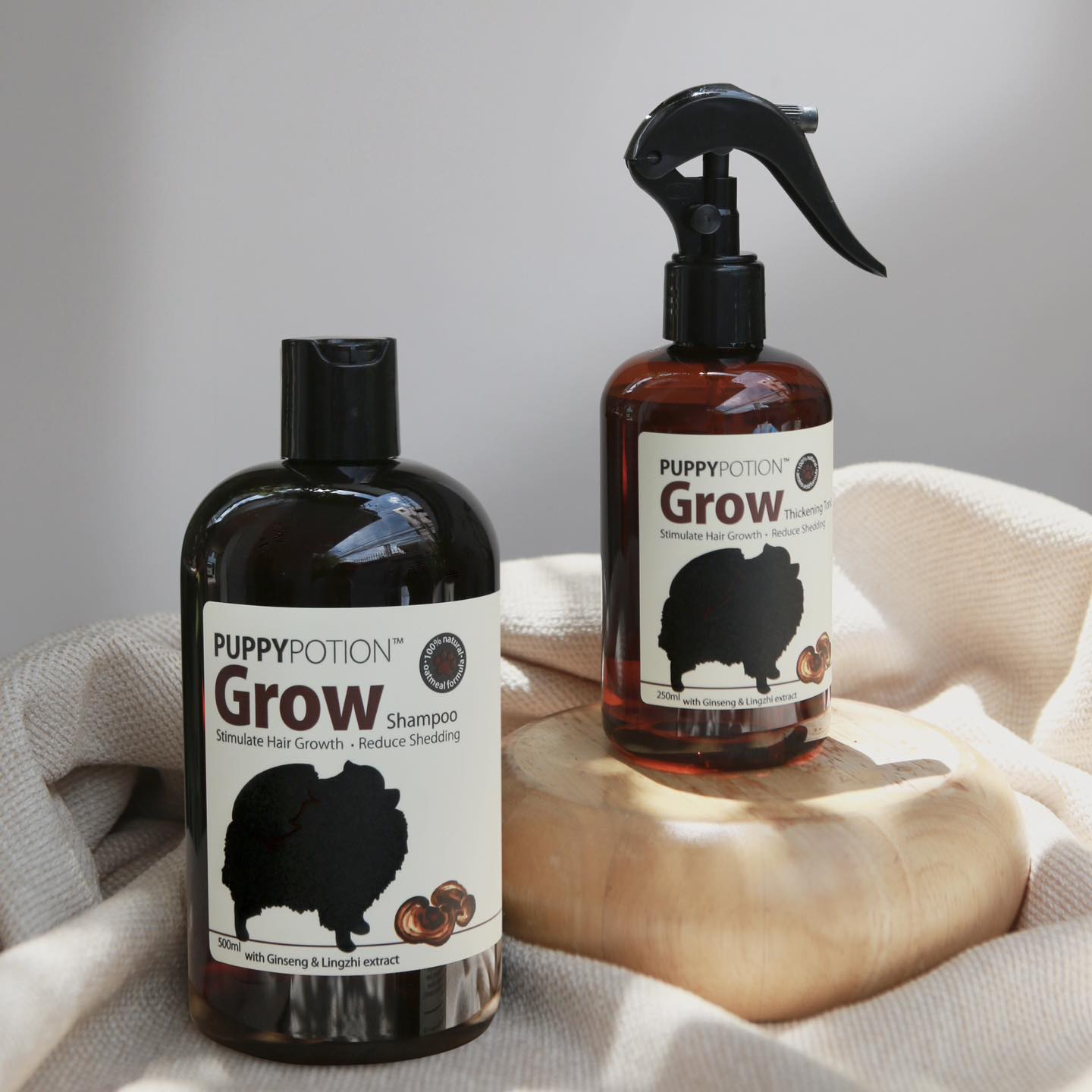 GROW Shampoo with Ginseng & Lingzhi Extract 500ml