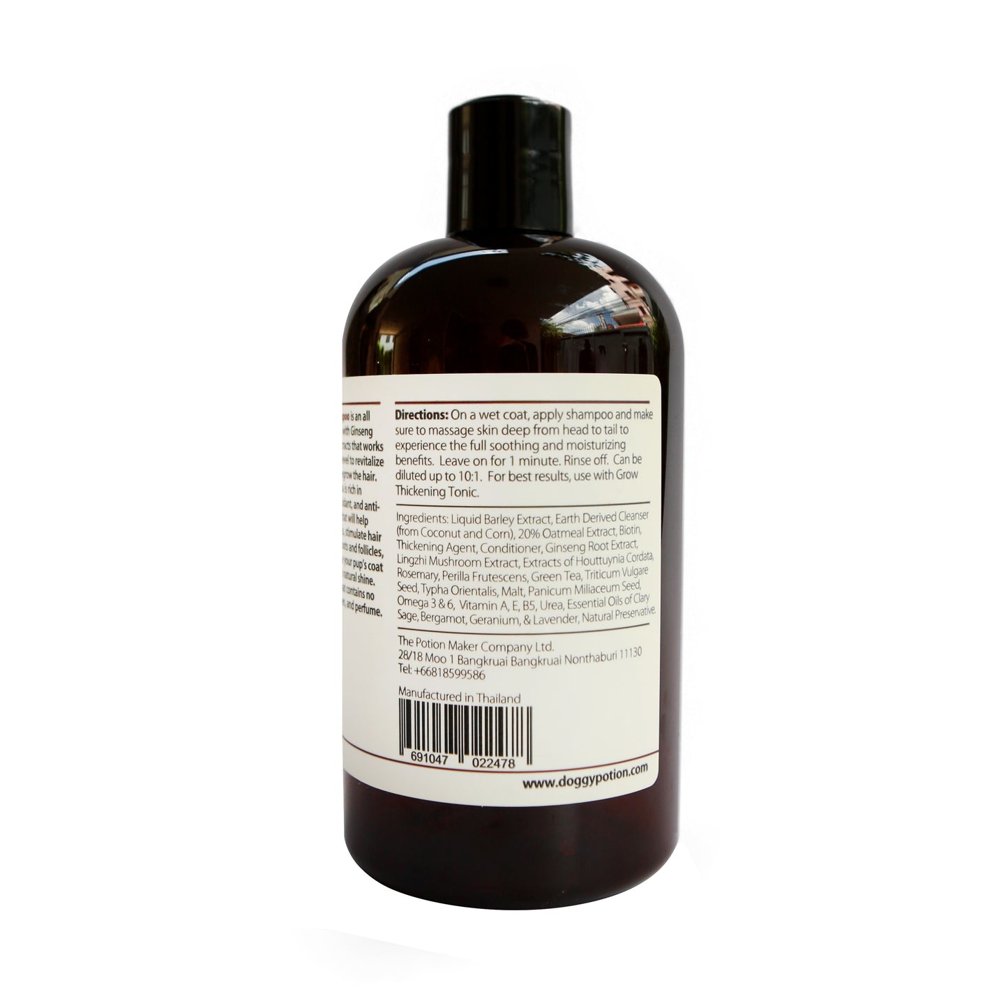 GROW Shampoo with Ginseng & Lingzhi Extract 500ml