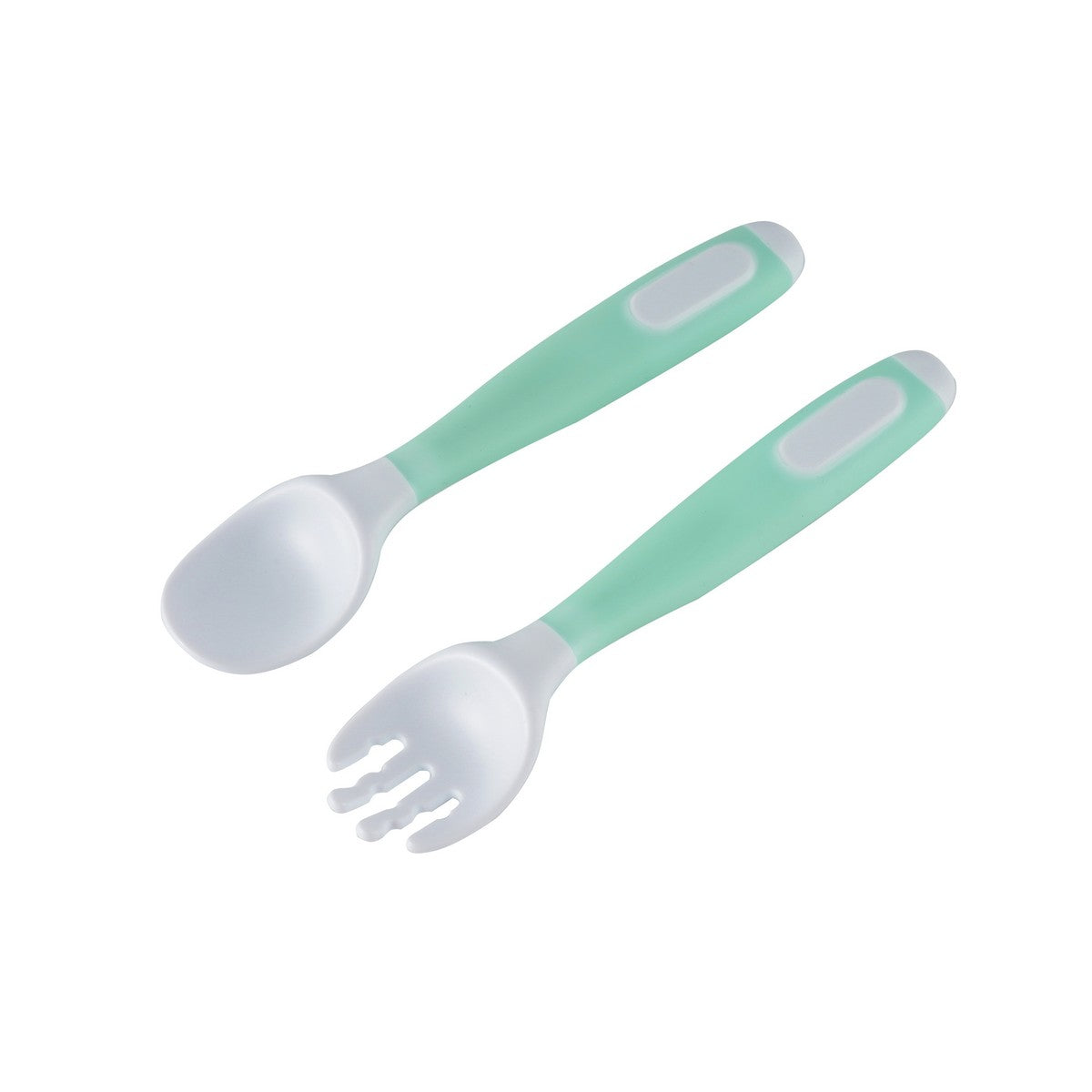 PEPPA PIG Bendable Toddler Fork and Spoon Set (With Storage Box) - Green